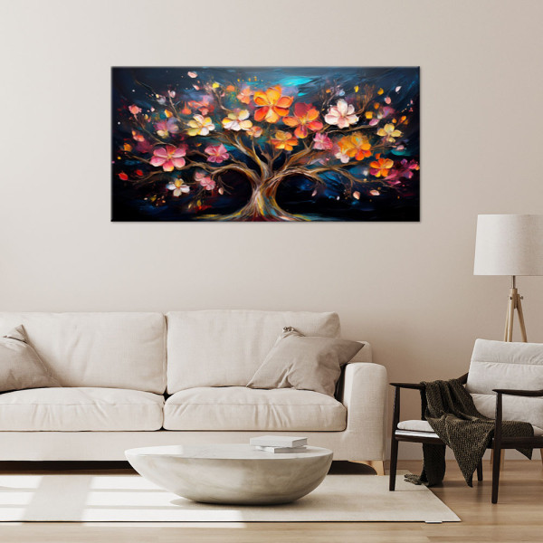 Feeby Obraz na płótnie, Kolorowe Drzewo Życia Abstrakcja 120x60