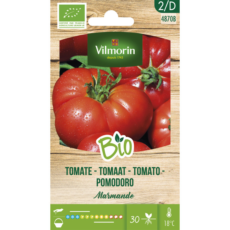 Semences de tomate Marmande Bio VILMORIN