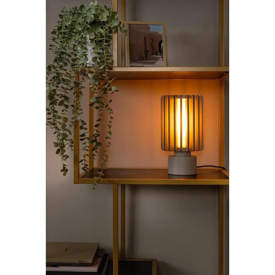 Lucide LAMBRES Tafellamp - Taupe