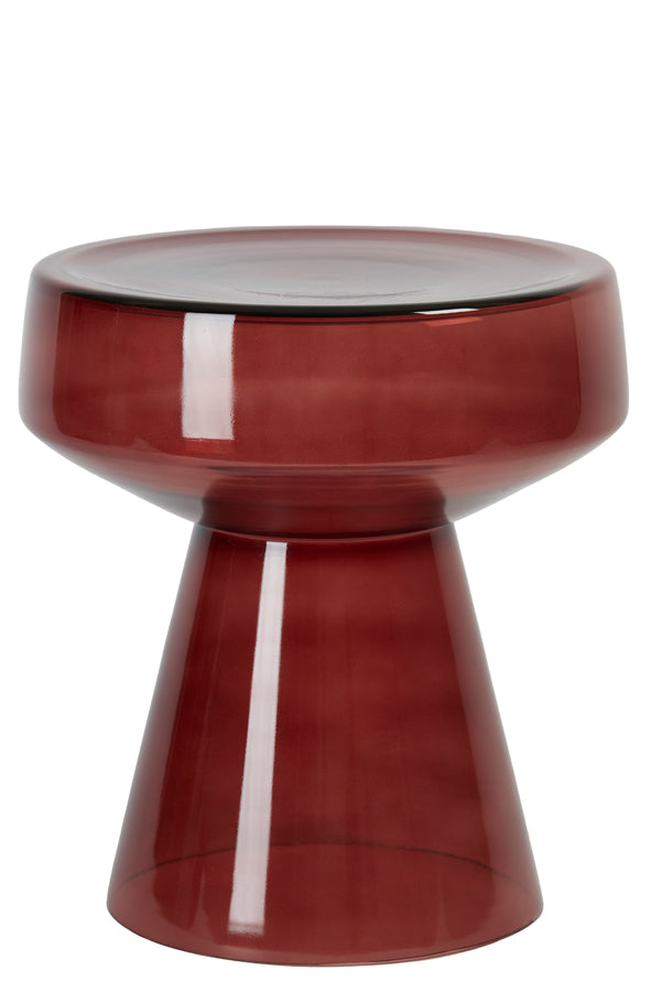 Light & Living bijzettafel DAKWA - Ø37x44cm - rood