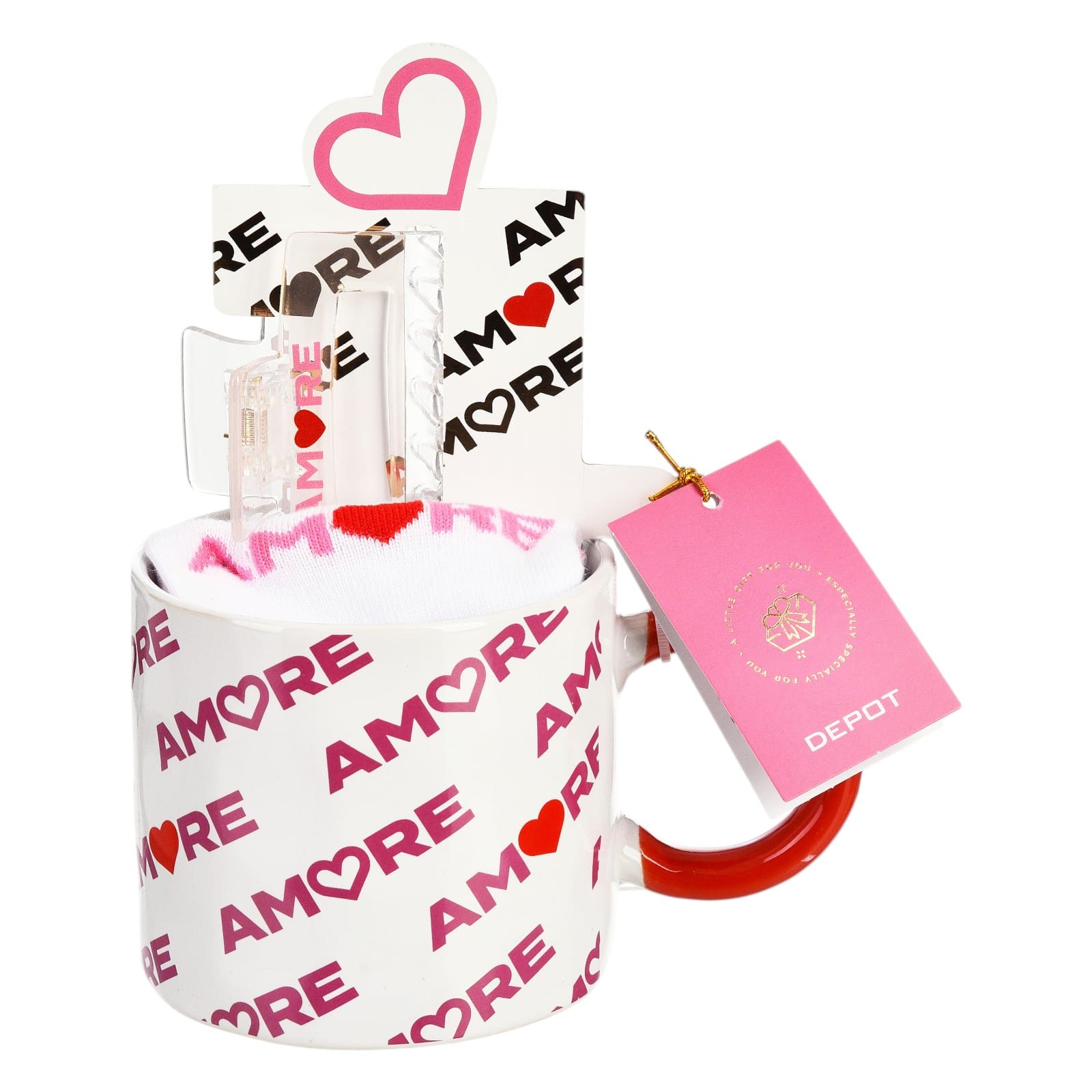 Geschenk-Set Amore Rot, 3 -tlg.