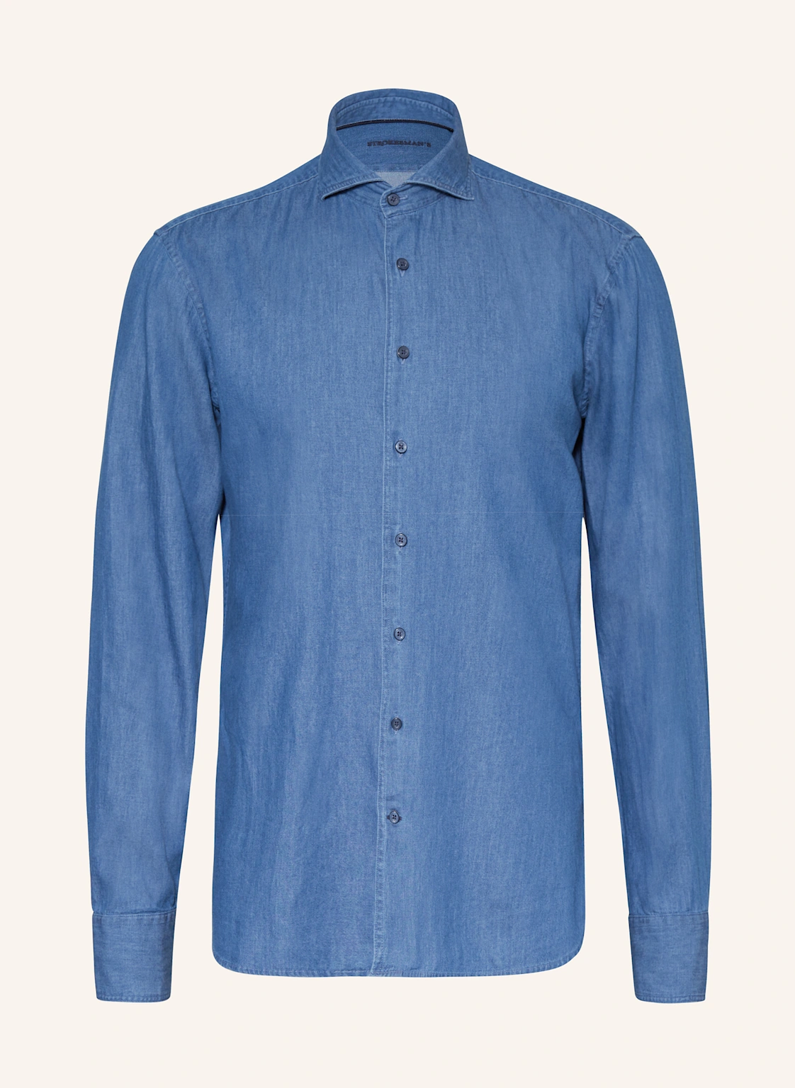 STROKESMAN'S Hemd Regular Fit in Jeansoptik