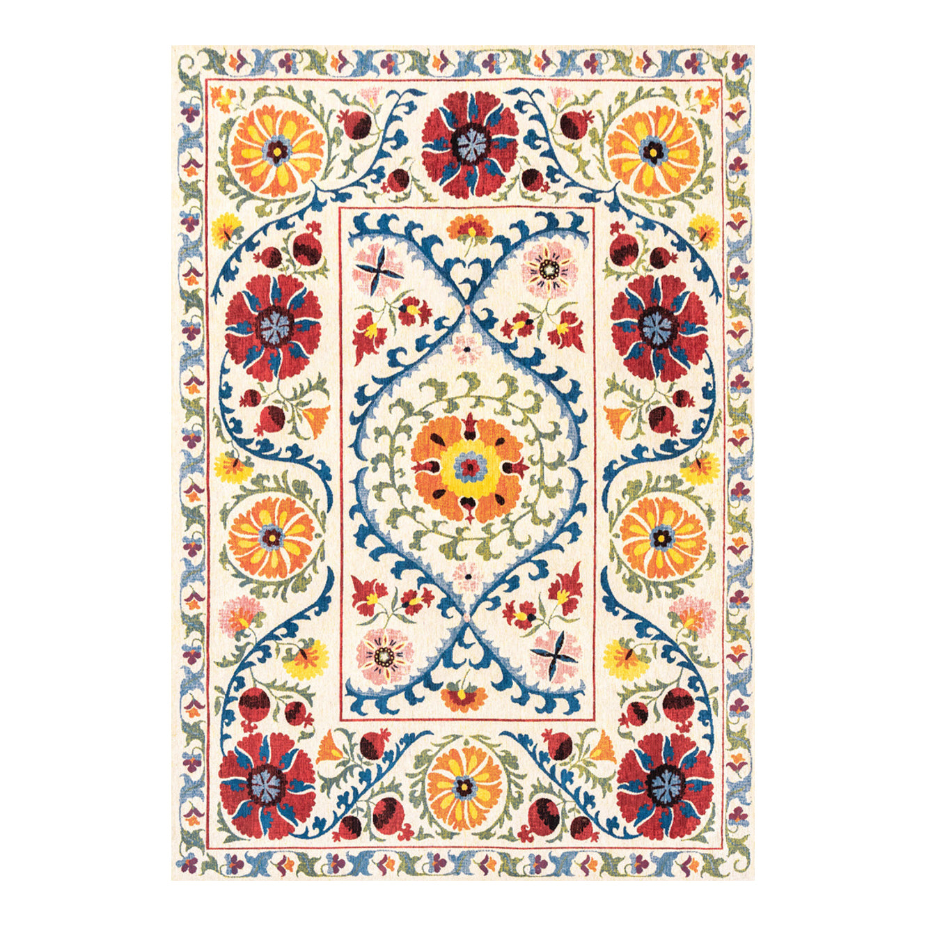 Ecorugs vloerkleed Origine - geel - 140x200cm