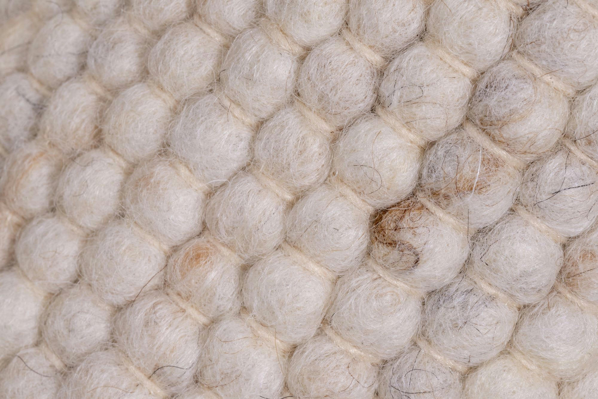 ALPEN - Tapis tissé main en laine vierge - natural 190x290 cm