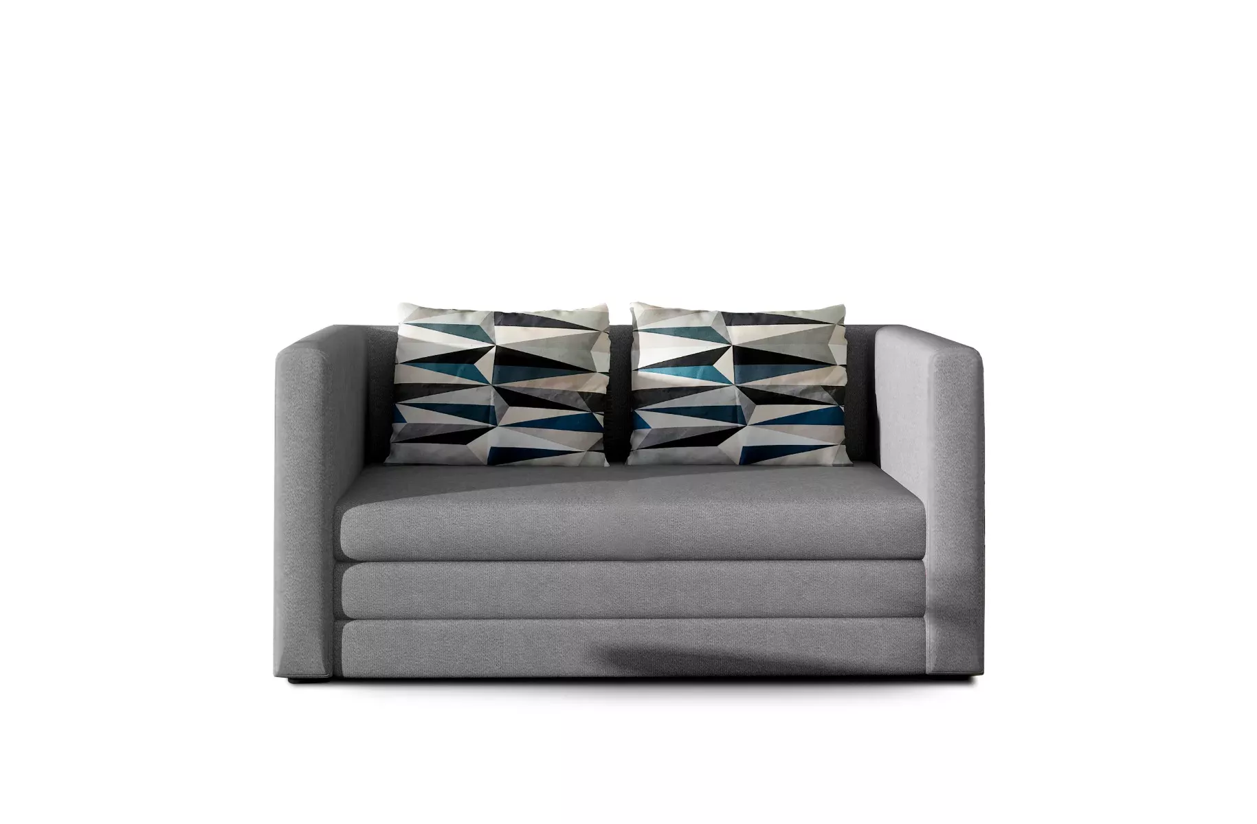 Sofa rozkładana z funkcją spania NEVA szara