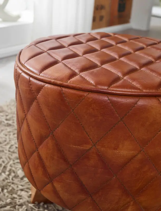 Hocker Leder