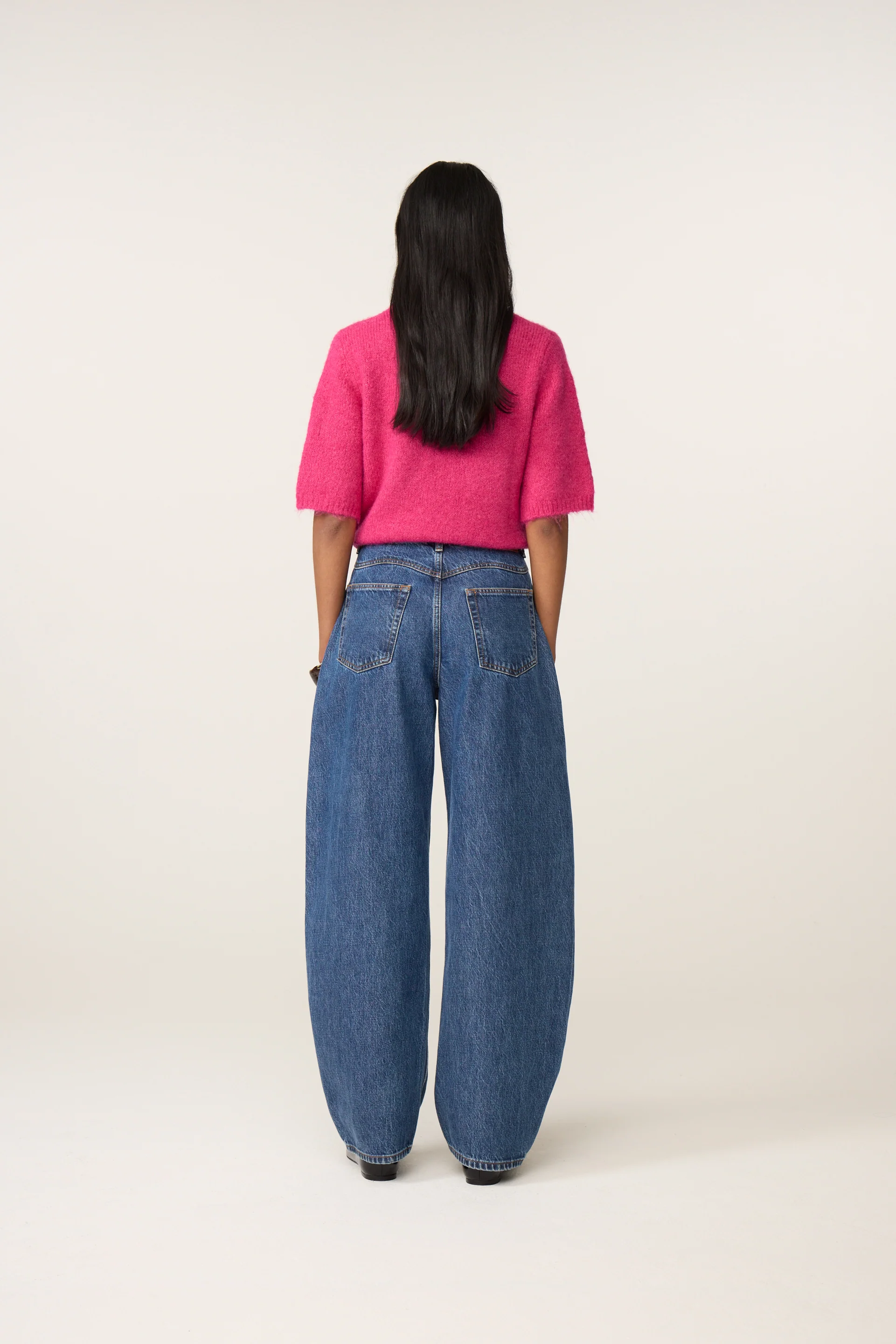 Betty Barrel Jeans | Brilliant Blue