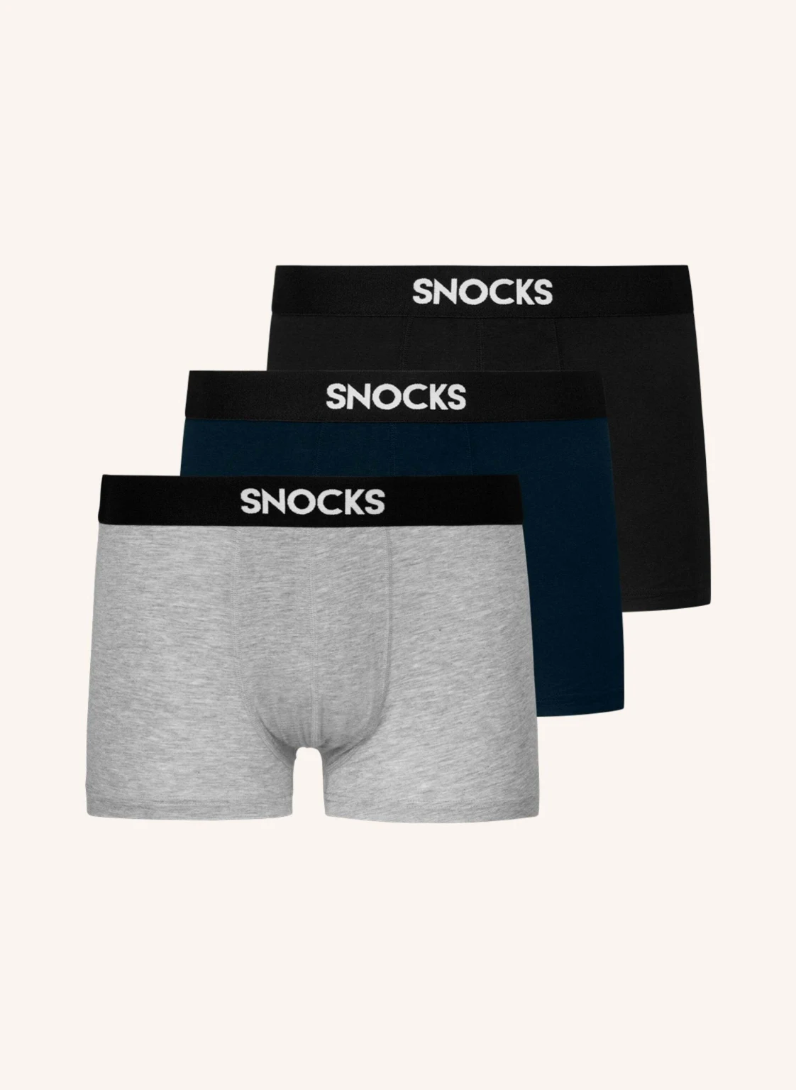 SNOCKS 3er-Pack Modal Boxershorts