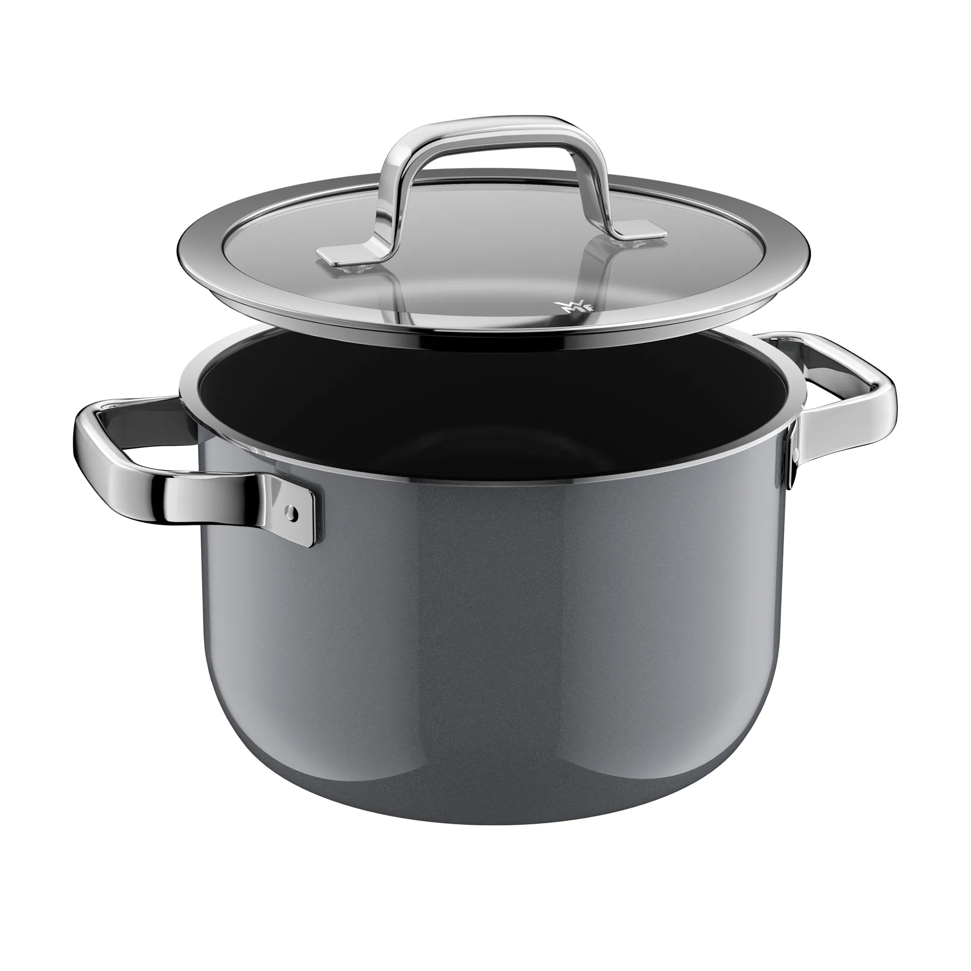 Fusiontec Mineral Pro, Soup Pot With Lid, 20 cm, Platinum
