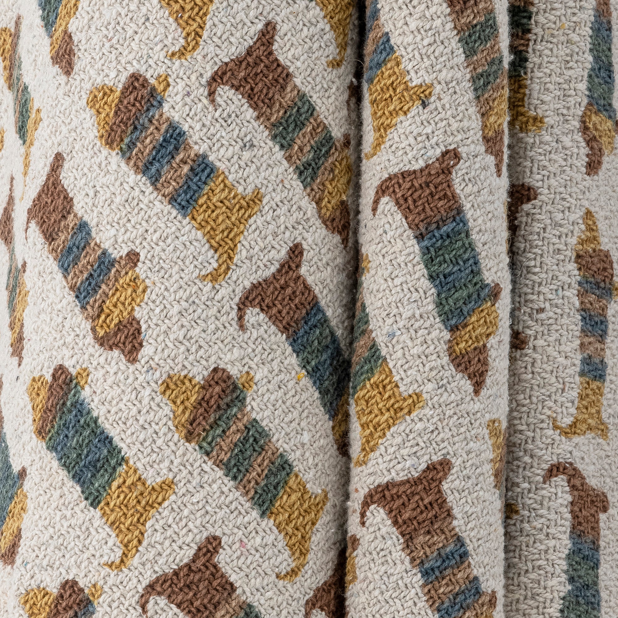 Bloomingville Plaid Charlie - 160 x 130 cm - Bruin