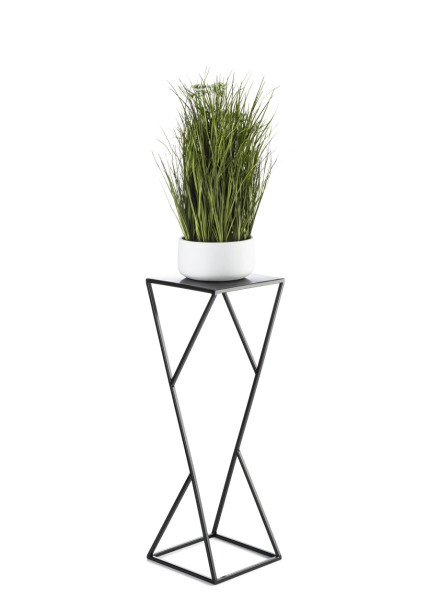 Kwietnik nowoczesny LOFT czarny 70 cm metalowy