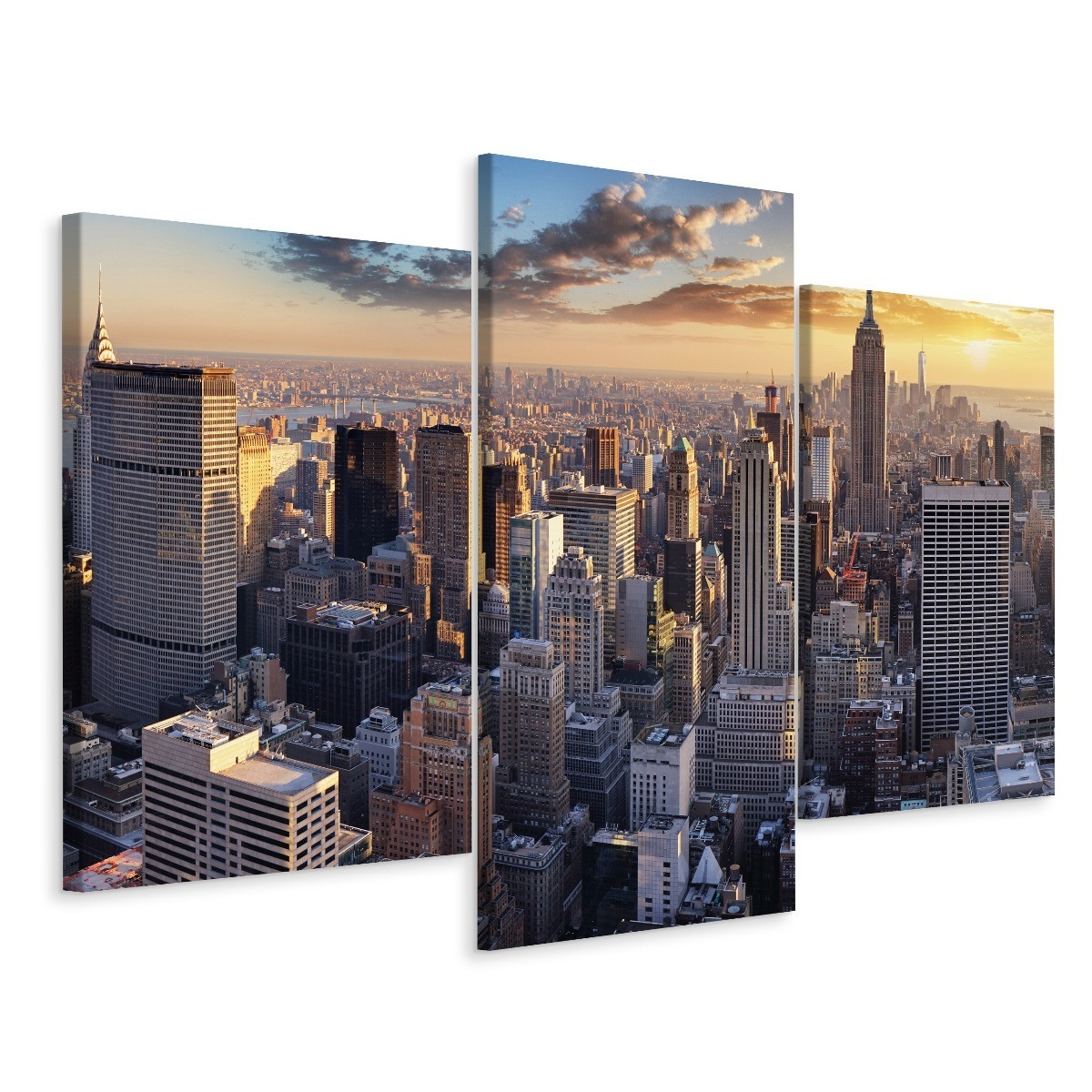 Obraz Do Salonu Tryptyk Panorama NEW YORK CITY 60x40cm