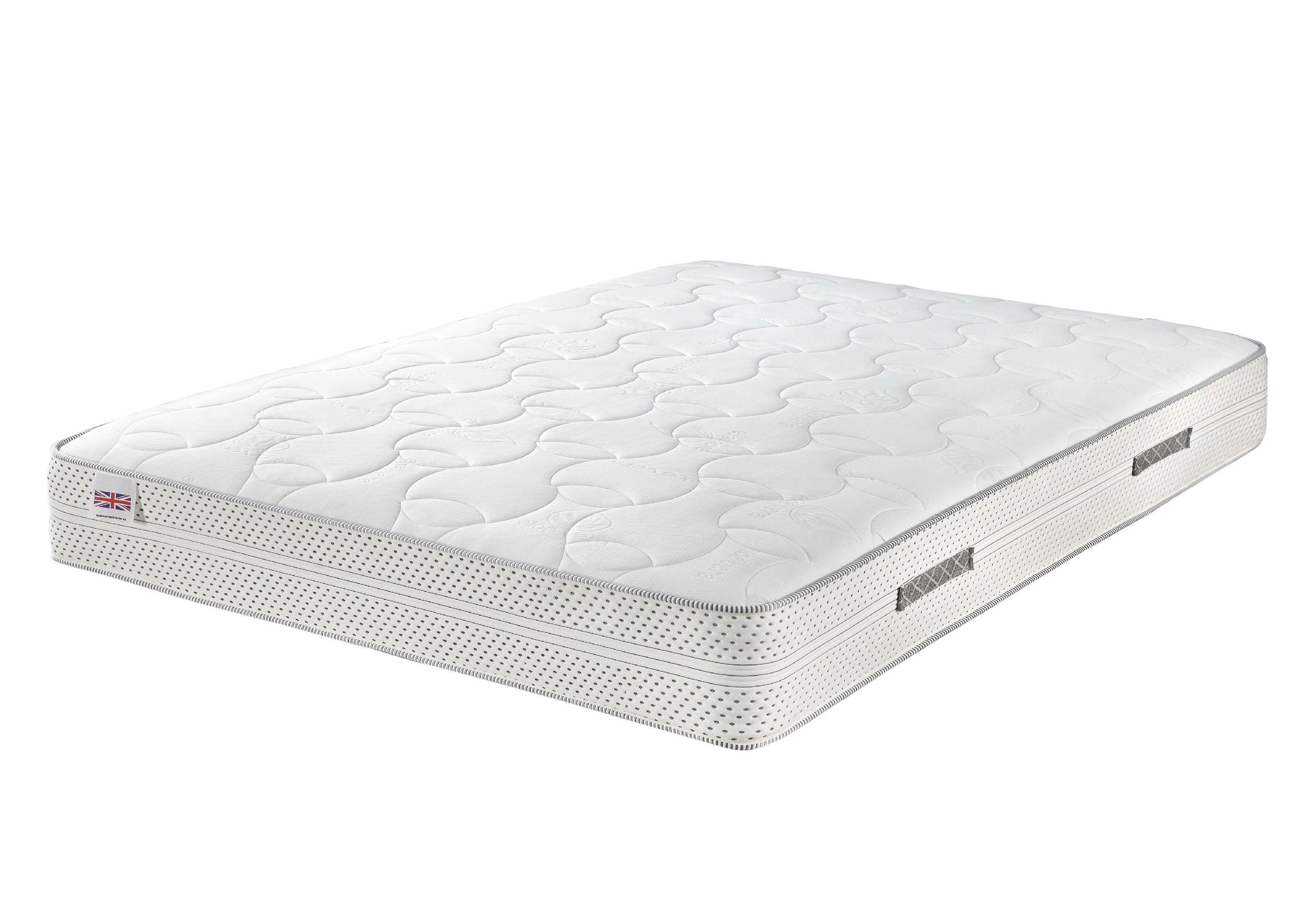 Somnior 28CM Deep Medium Firm Memory Foam Pocket Sprung Mattress, 7 Zone Comfort & Support Alovera Mattress