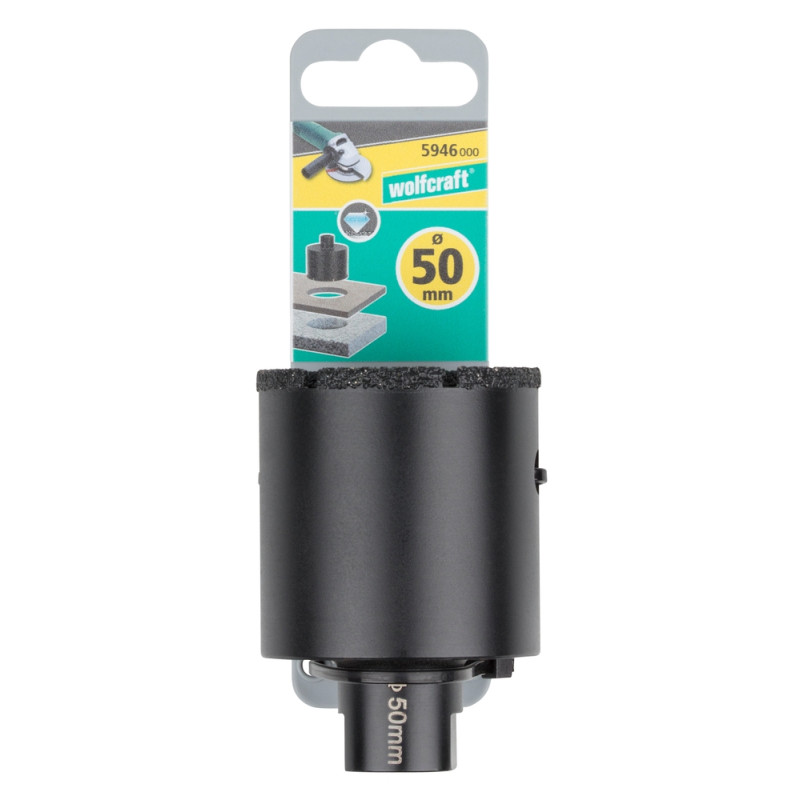 Trépan de meuleuse pour carrelage Ø 50 mm WOLFCRAFT