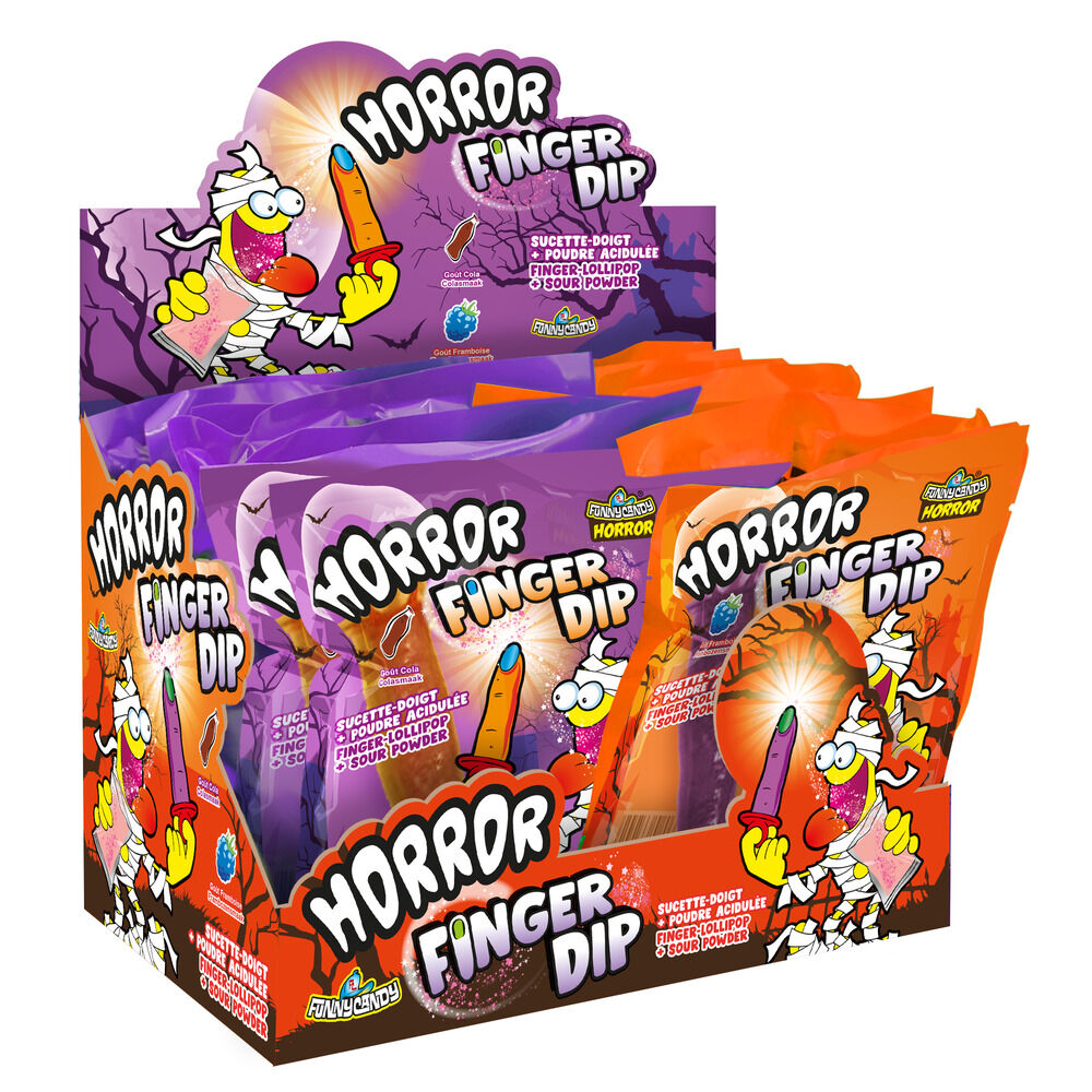 Bonbon Halloween sucette forme doigt