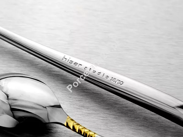 Komplet sztućców 24 cz. na 6 osób Hisar - Mamba Gold (4.0/3.0mm) złocone