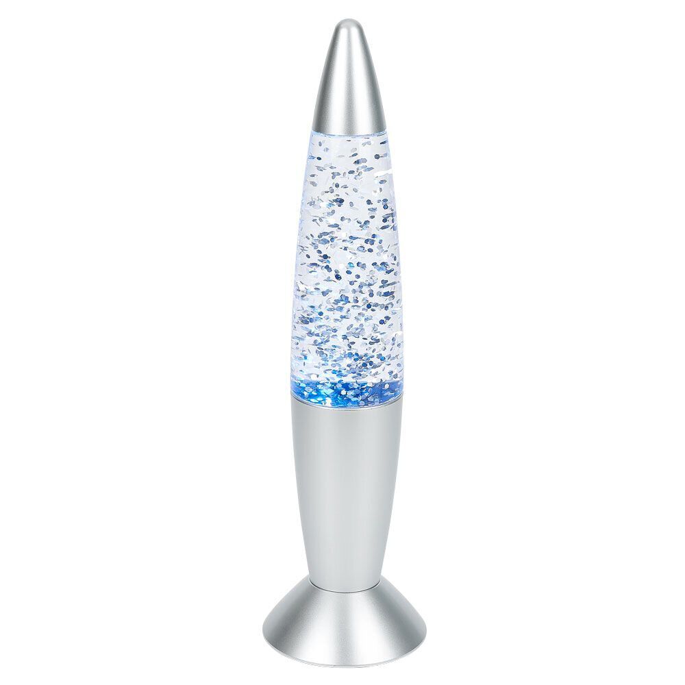 Lampe à paillettes changement de couleur Ø9xH35cm doré