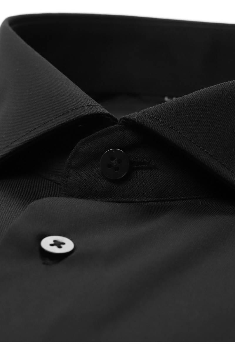 ETERNA Cover Shirt Slim Fit Hemd schwarz, Einfarbig