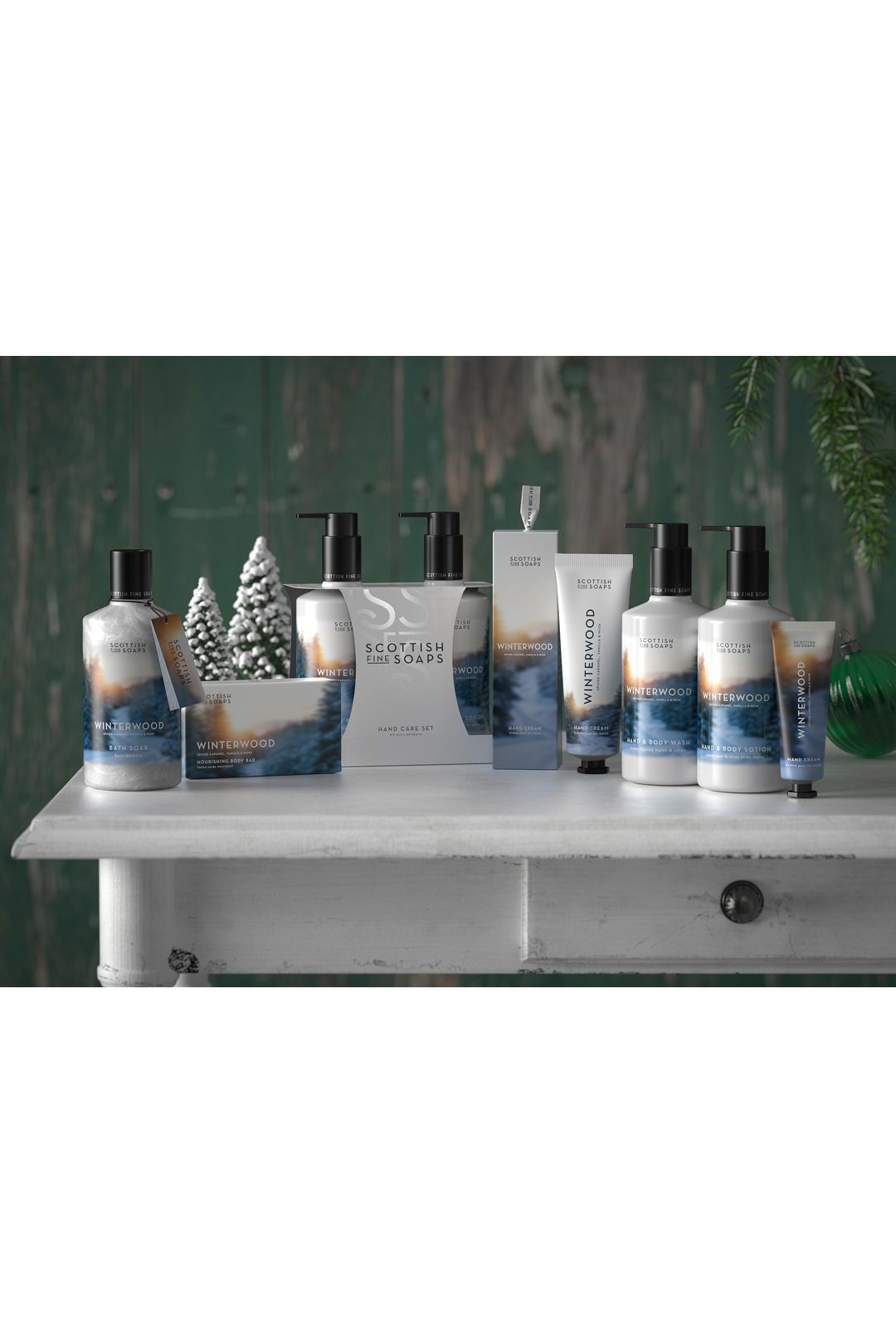 Scottish Fine Soaps Winterwood Hand Care Set 2 x 300ml