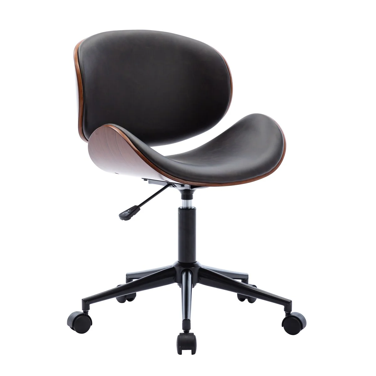 Rasoo Ergonomic U-type Backrest Lift Chairs, 360 Degree Swivel Bentwood Adjustable Office Chair