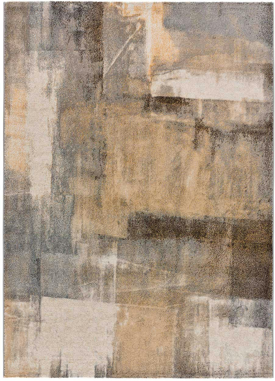 CREAM - Tapis géométrique en beige, 160X230 cm