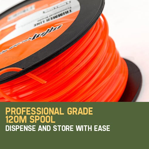 NNEMB 3.1mm x 120M Squared Tip Trimmer Line