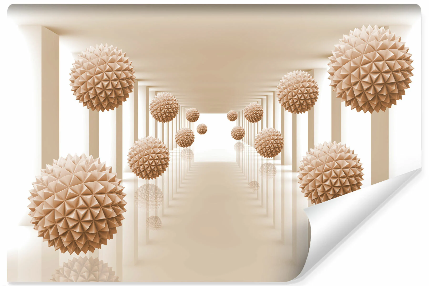 Fototapeta Do Salonu Kule W Abstrakcyjnym Tunelu 90x60cm
