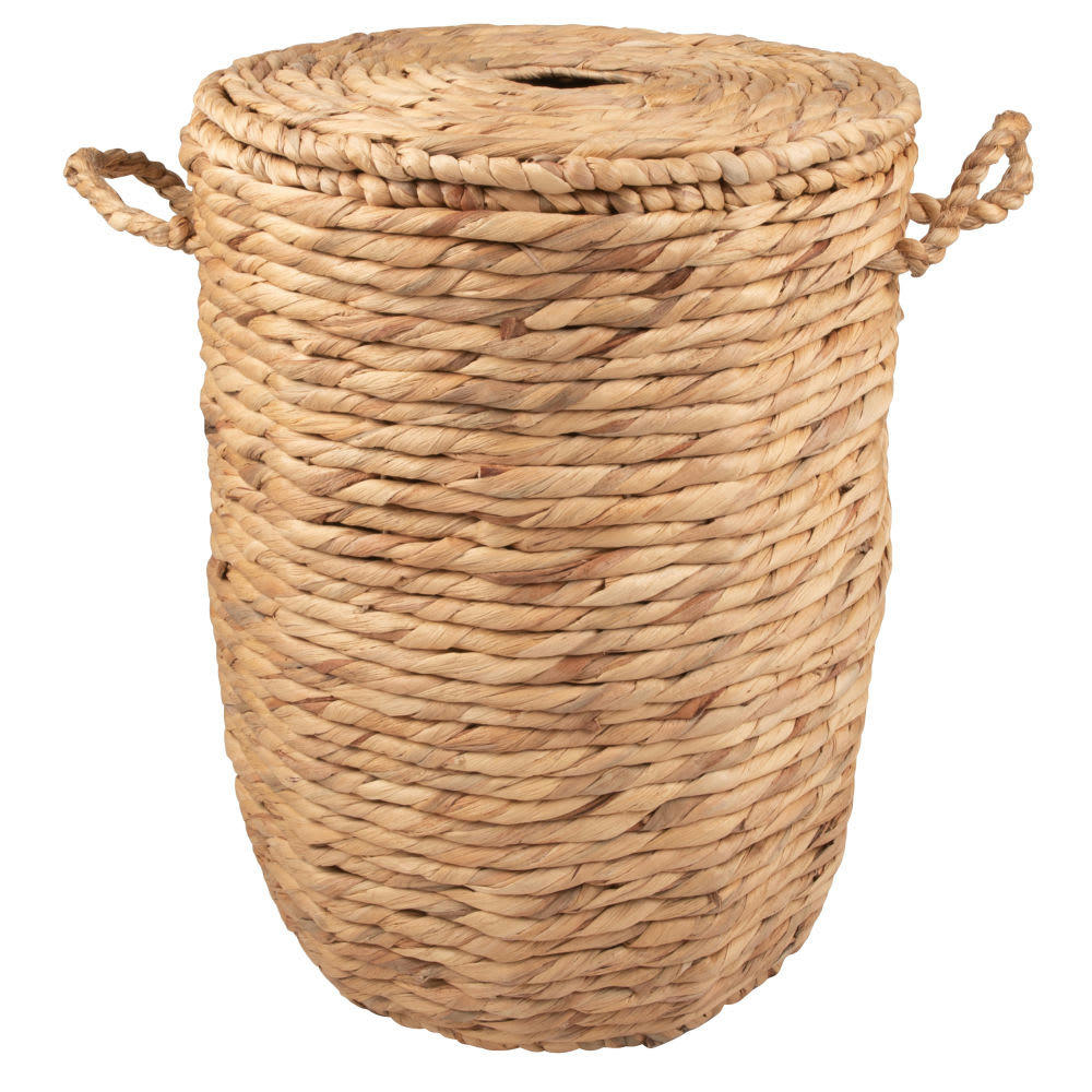 - Panier à linge en fibre végétale