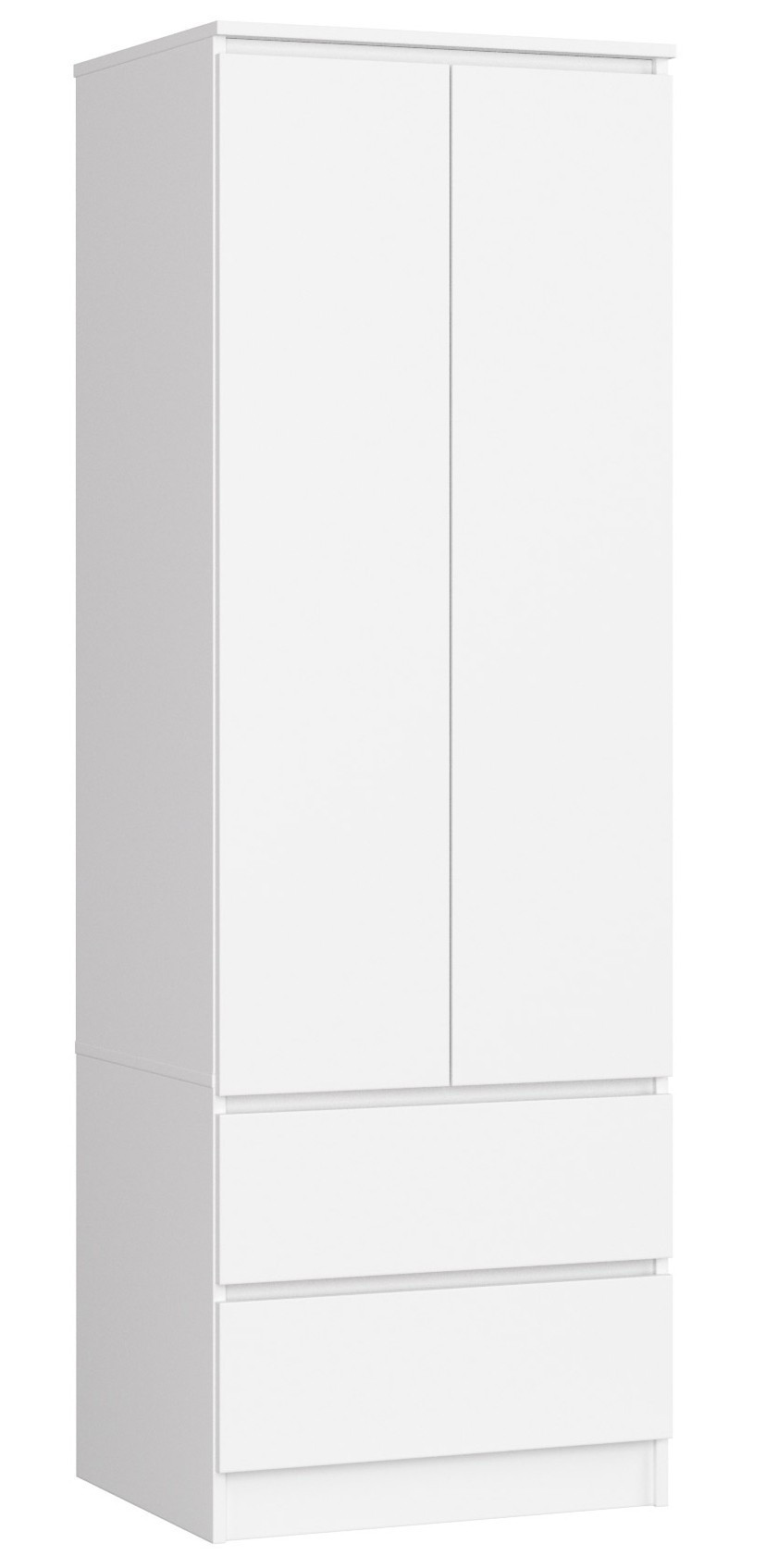 Szafa Star S 60 Cm 2 Drzwi 2 Szuflady Pk Biała