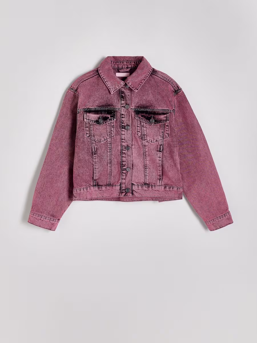 Barbie Denim Jacket With Wash Effect