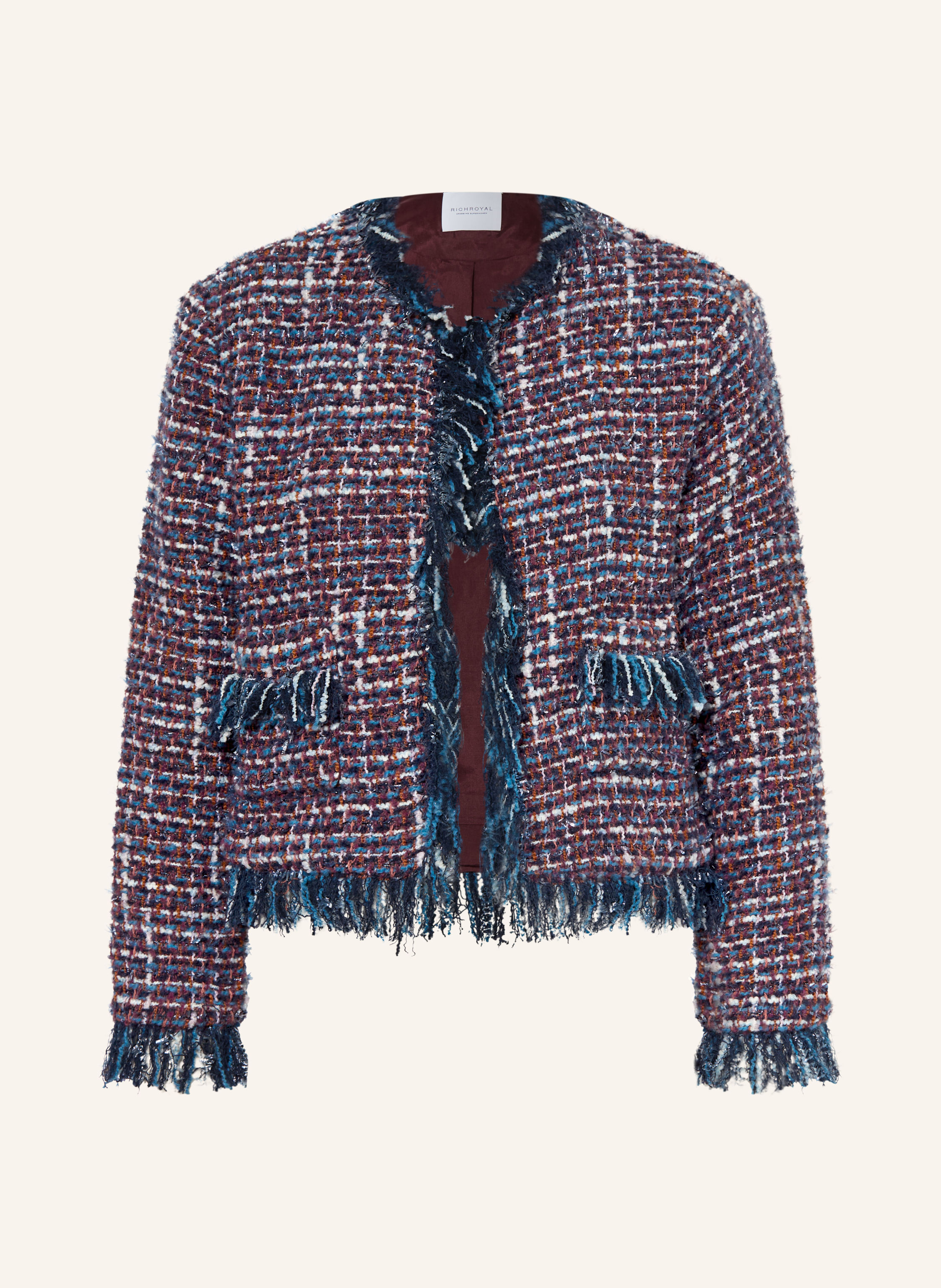 Rich & Royal Kastenjacke aus Bouclé