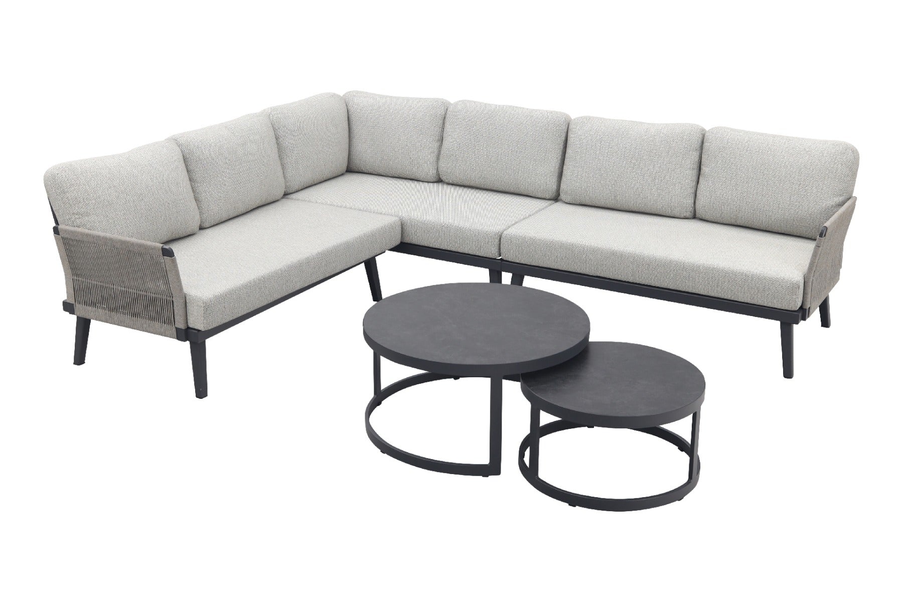 VDG Durban Rhodos loungeset - hoekbank - 3-delig