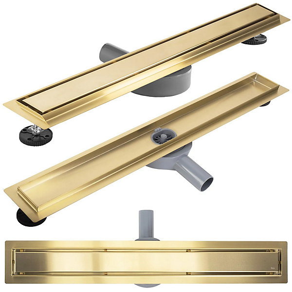 Drain Linéaire Rea Neox Pro 70 Brush Gold