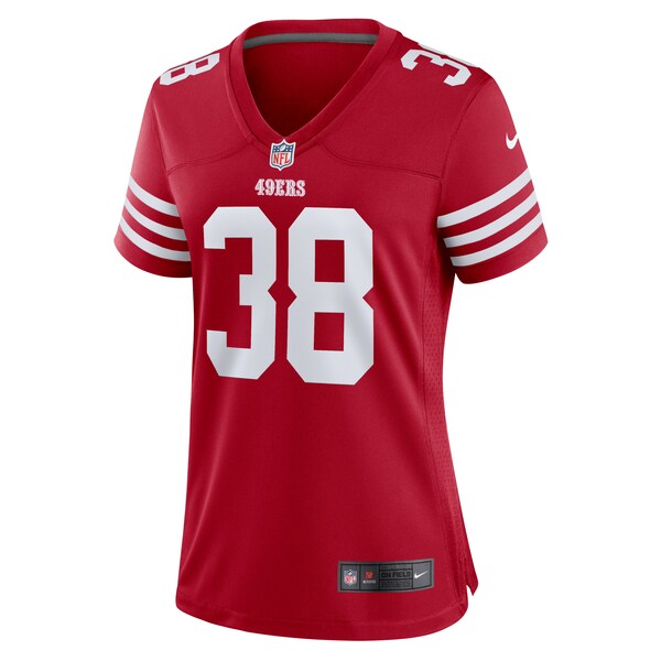 Kemon Hall San Francisco 49ers Nike Women's Team Game Jersey -  Scarlet