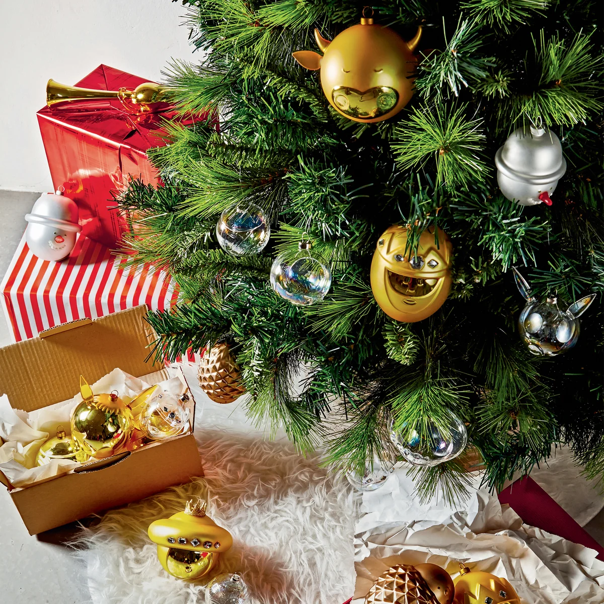 Alessi - Palle Presepe Christbaumkugel, gold