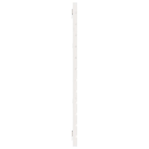 NNEVL Wall Headboard White 156x3x91.5 cm Solid Wood Pine