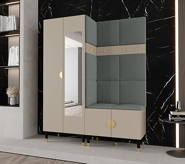 Ensemble de garde-robe Palermo 14 200x158x46 (Cachemire   Poso 60)