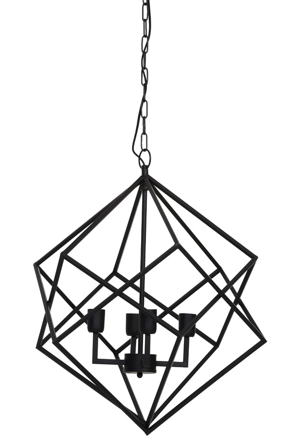 Light & Living hanglamp DRIZELLA - Ø61x68cm - zwart