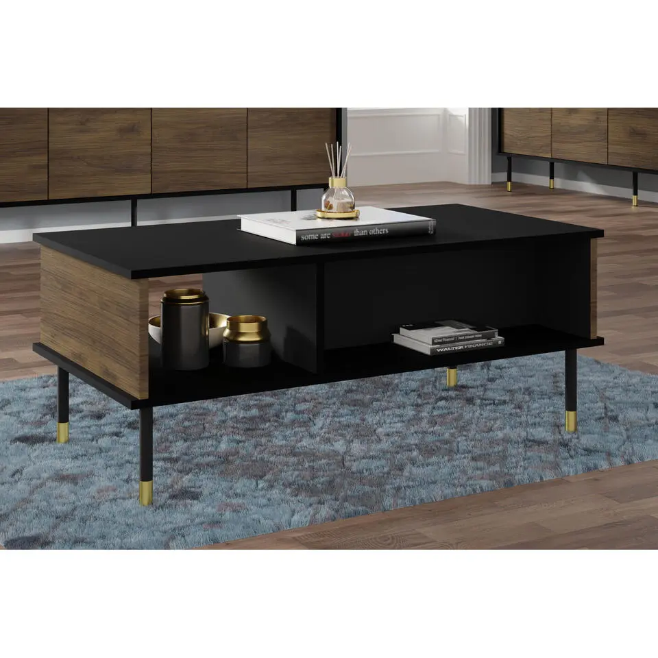 SHERWOOD salontafel 4D 110x55 cm catania eiken