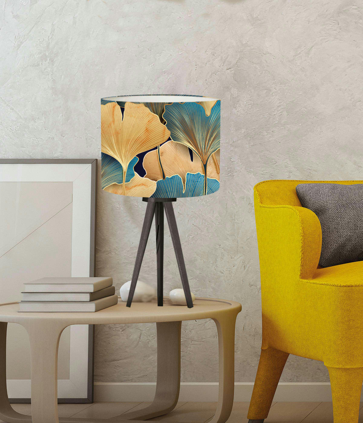 FLORAL - Abat-jour Chevet Floral Torma D: 25 x H: 20