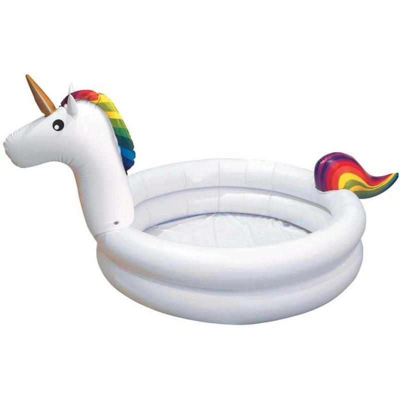 - Piscinette gonflable licorne 130 cm