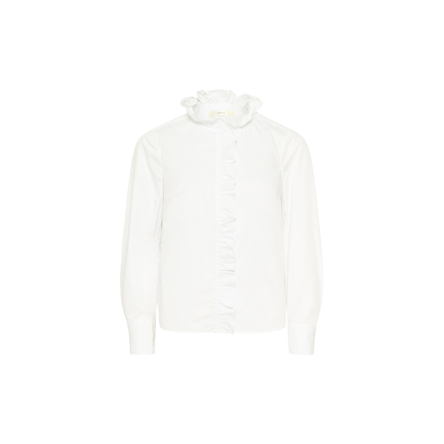 CAPELLAIW FRILL SHIRT, pure white