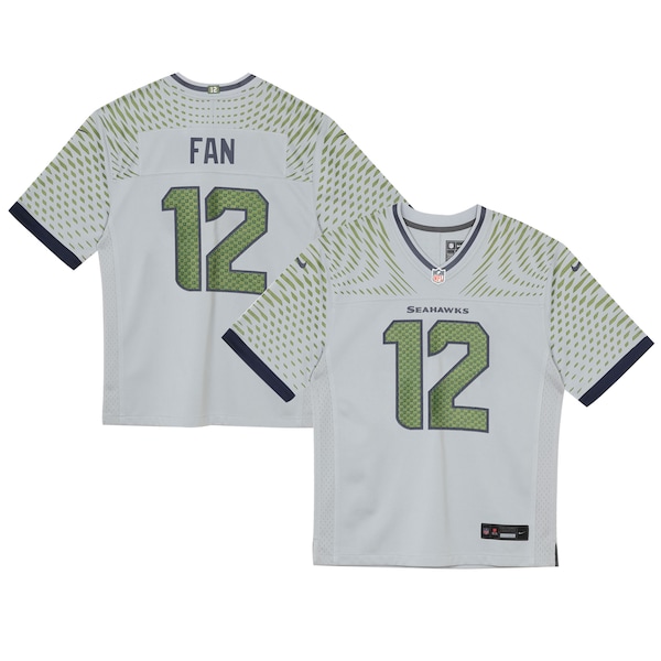 12s Seattle Seahawks Nike Toddler 2025 Rivalries Collection Game Jersey - Wolf Gray