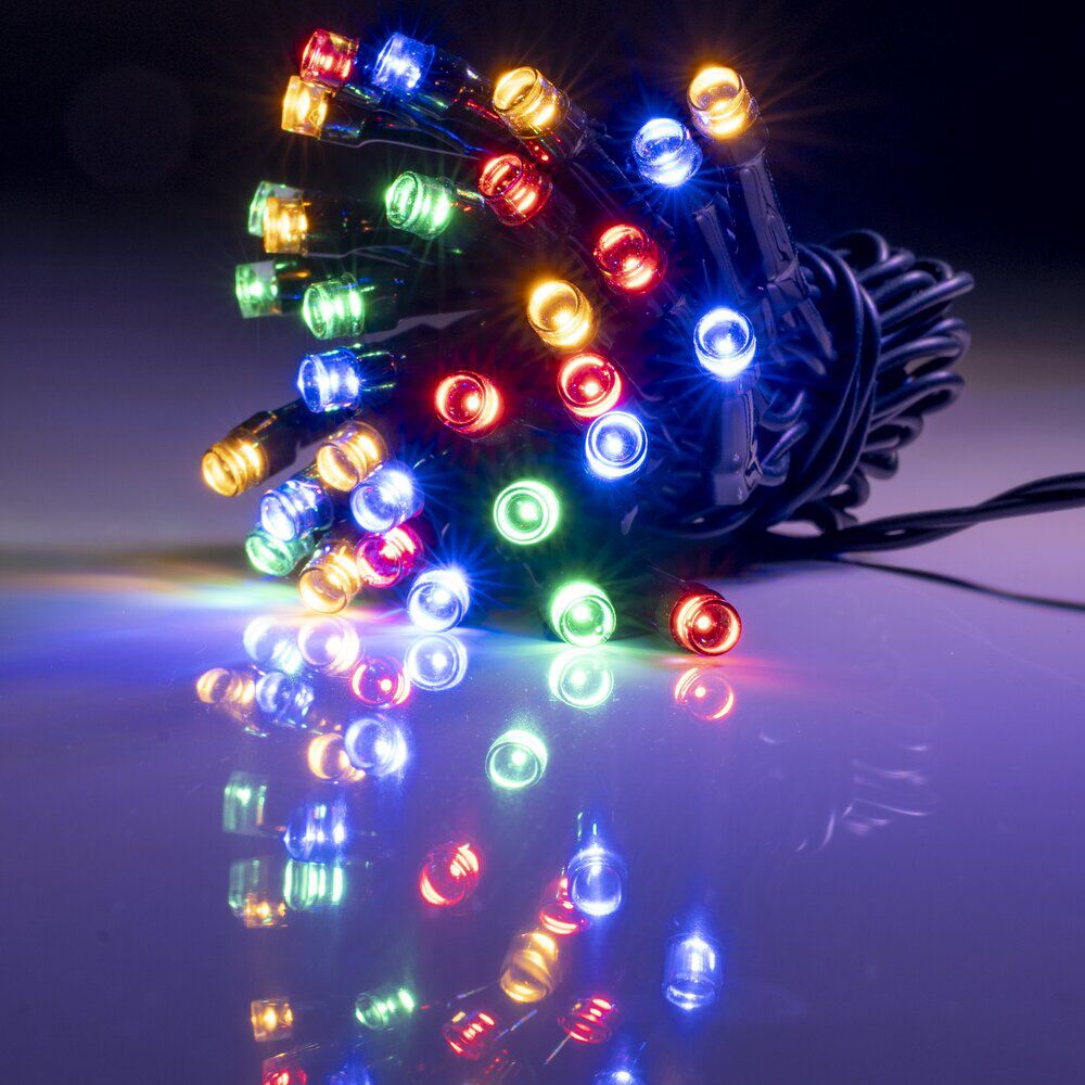 Guirlande de No&euml;l lumineuse 30LED multicolore L217cm