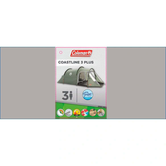 Campingzelt, »Coastline 3 Plus«, für 3 Personen