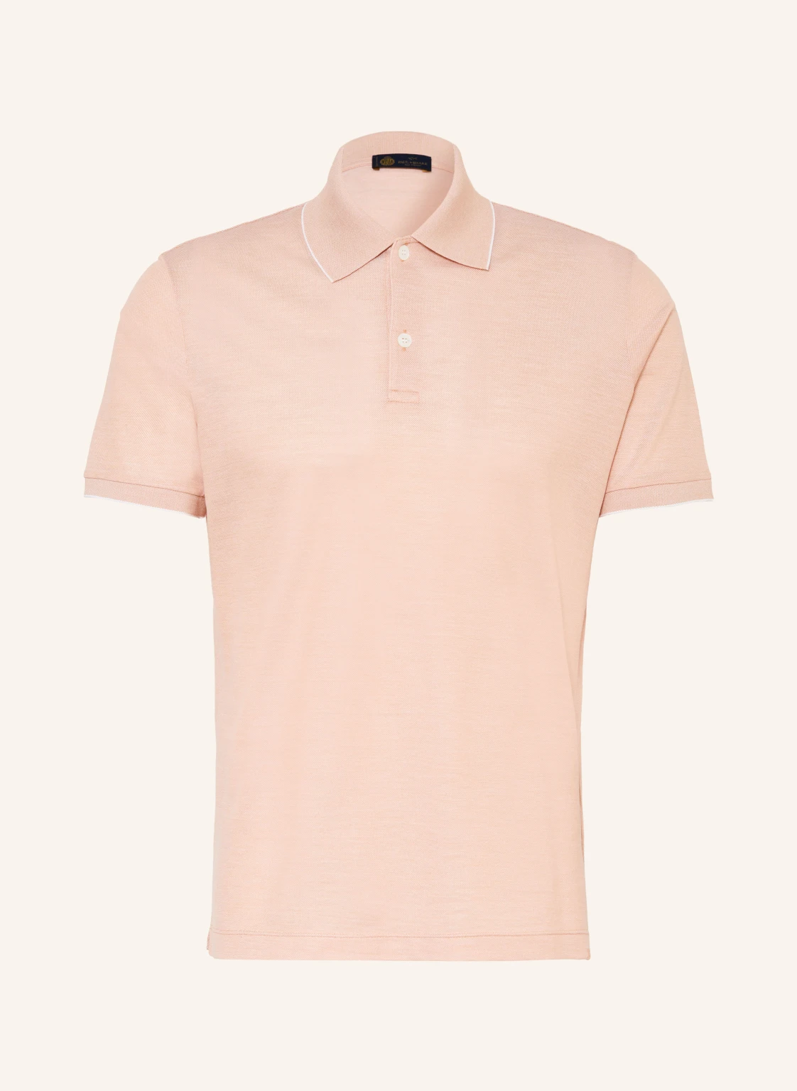 PAUL & SHARK Piqué-Poloshirt mit Seide