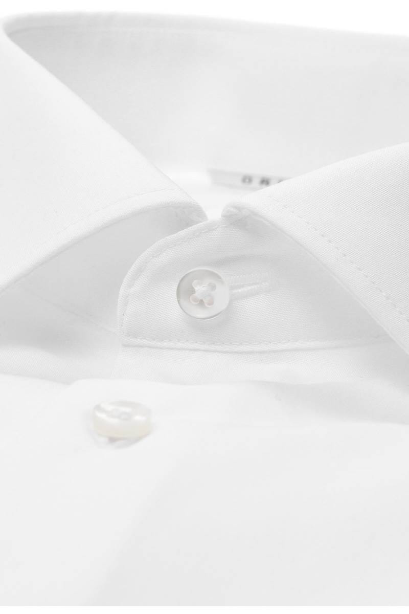 ETERNA Slim Fit Hemd weiss, Einfarbig