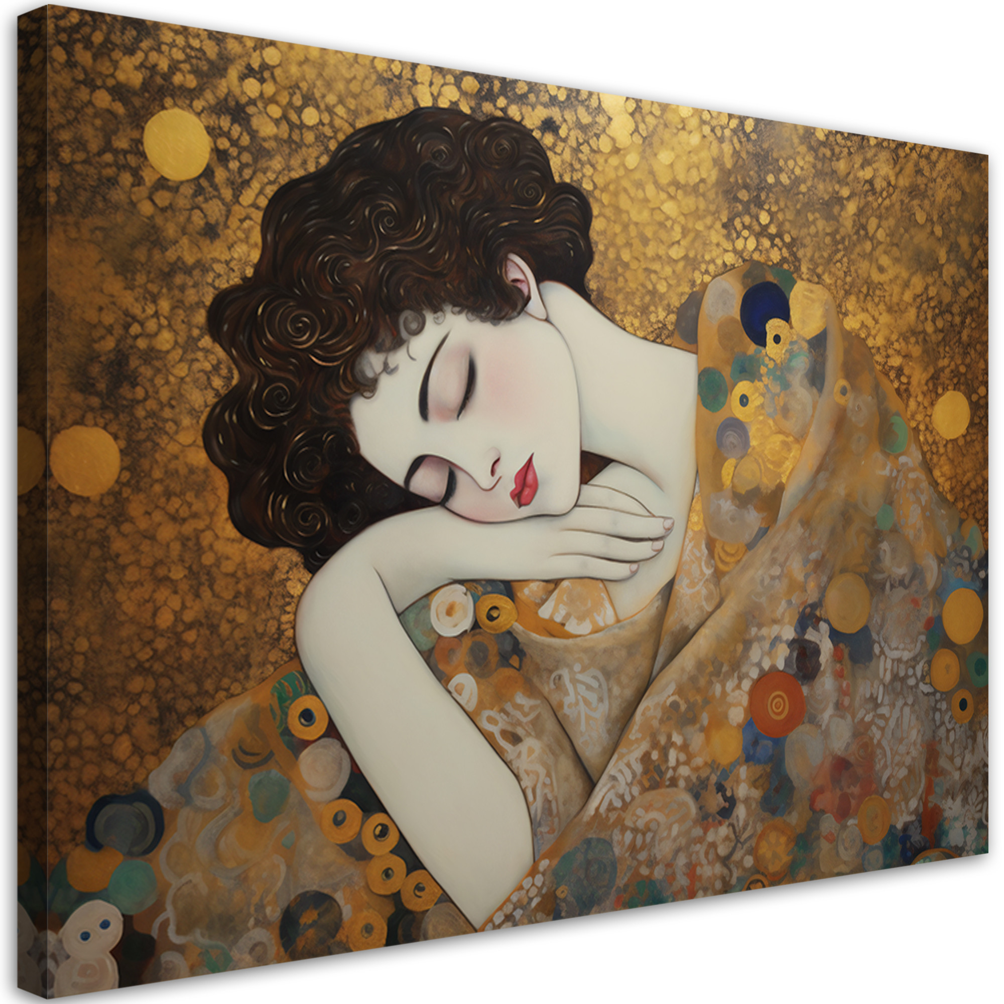 Feeby Obraz na płótnie, Kobieca twarz - G. Klimt 60x40