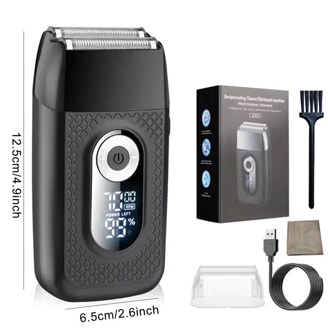 Ventryn Foil Shaver Electric Cordless for Men Wet Dry Razor Rechargeable USB