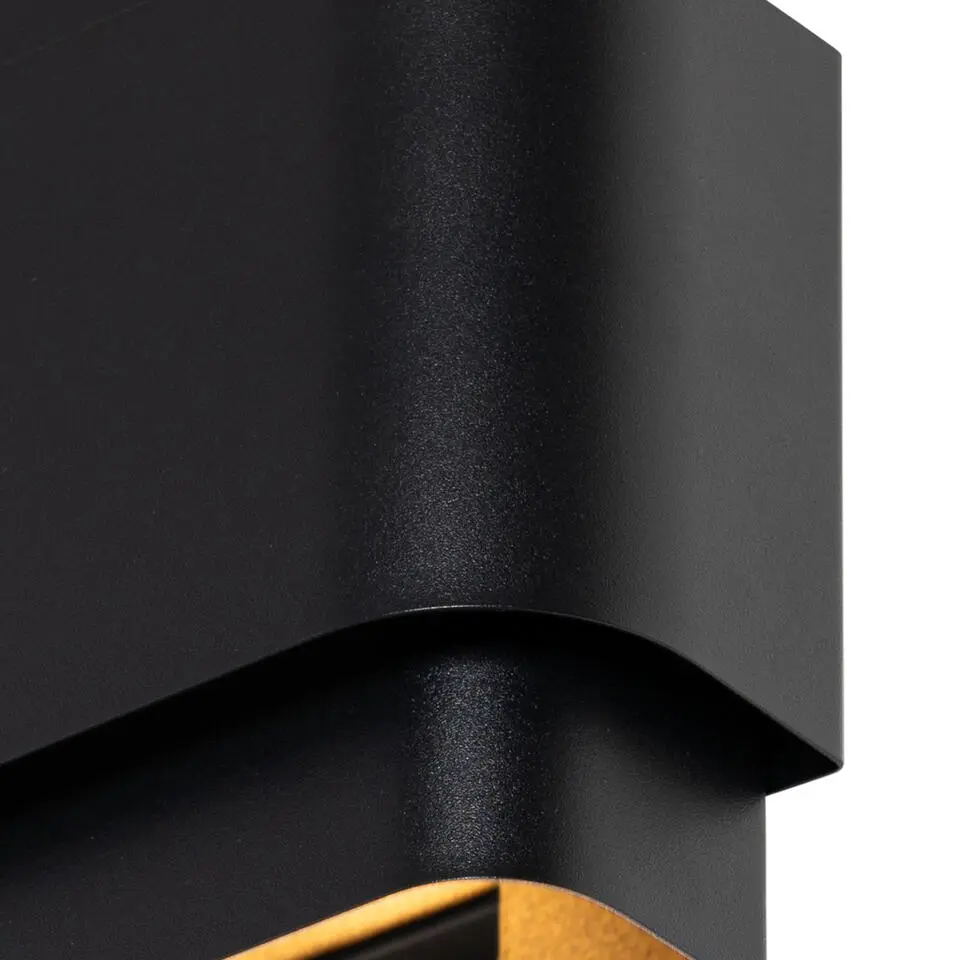 Qazqa up? en downlight lamp coen zwart g9